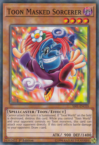 Toon Masked Sorcerer [SS01-ENC05] Common - Yu-Gi-Oh! - Card Brawlers | Quebec | Canada |