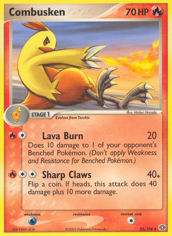 Combusken (25/106) [EX: Emerald] - Card Brawlers | Quebec | Canada | Yu-Gi-Oh!