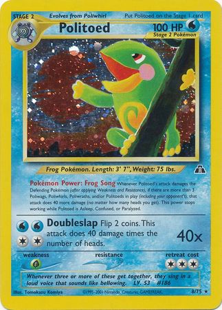 Politoed (8/75) [Neo Discovery Unlimited] - Card Brawlers | Quebec | Canada | Yu-Gi-Oh!