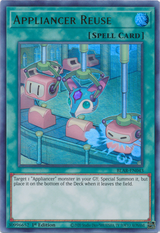 Appliancer Reuse [BLAR-EN043] Ultra Rare - Card Brawlers | Quebec | Canada | Yu-Gi-Oh!