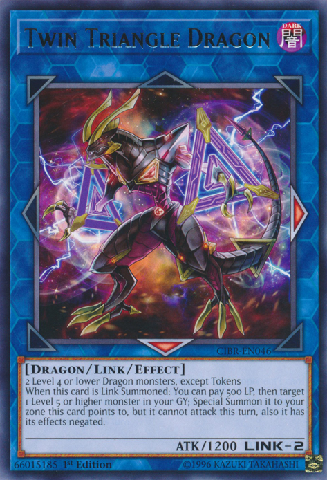 Twin Triangle Dragon [CIBR-EN046] Rare - Yu-Gi-Oh! - Card Brawlers | Quebec | Canada |