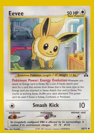 Eevee (38/75) [Neo Discovery Unlimited] - Card Brawlers | Quebec | Canada | Yu-Gi-Oh!