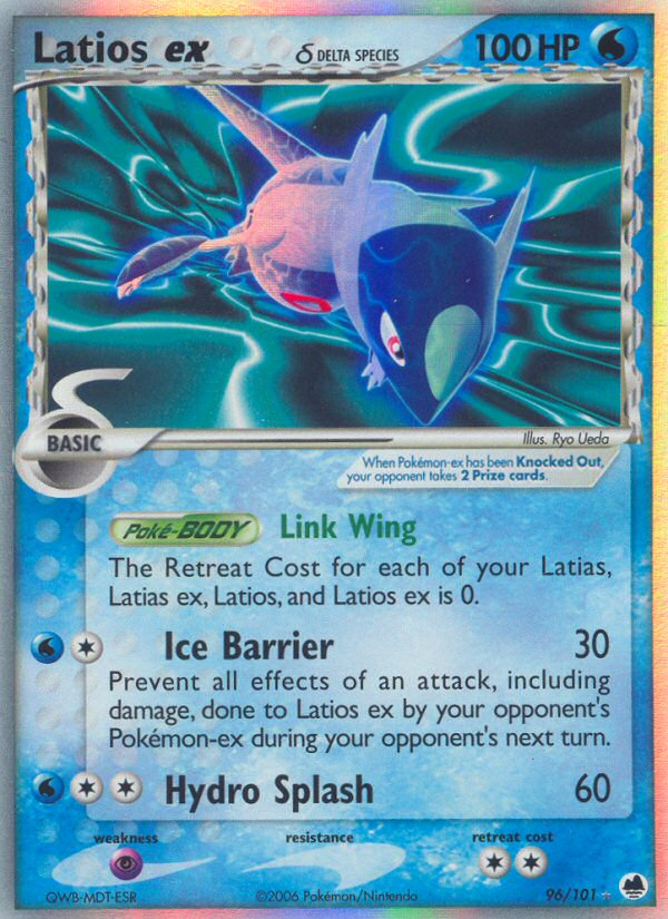 Latios ex (96/101) (Delta Species) [EX: Dragon Frontiers] - Card Brawlers | Quebec | Canada | Yu-Gi-Oh!