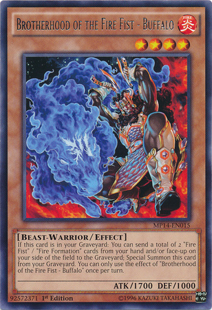 Brotherhood of the Fire Fist - Buffalo [MP14-EN015] Rare - Yu-Gi-Oh! - Card Brawlers | Quebec | Canada |