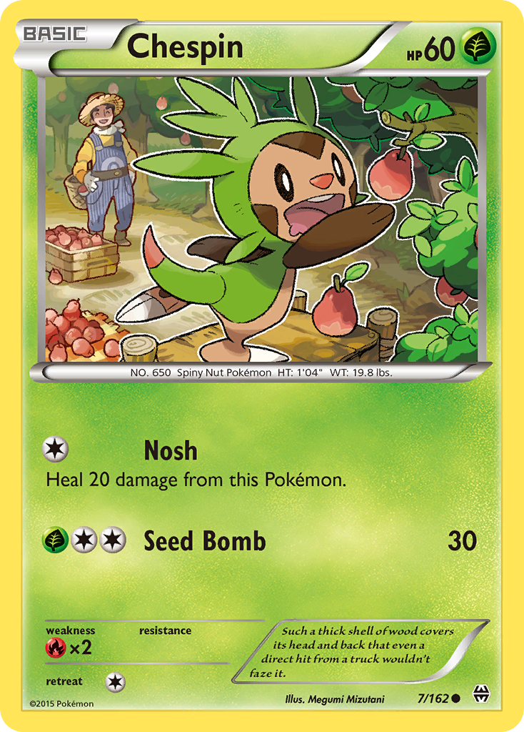 Chespin (7/162) [XY: BREAKthrough] - Card Brawlers | Quebec | Canada | Yu-Gi-Oh!