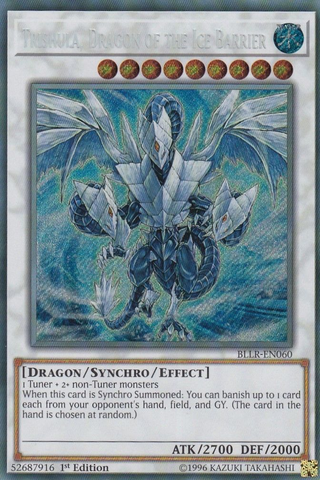 Trishula, Dragon of the Ice Barrier [BLLR-EN060] Secret Rare - Yu-Gi-Oh! - Card Brawlers | Quebec | Canada |