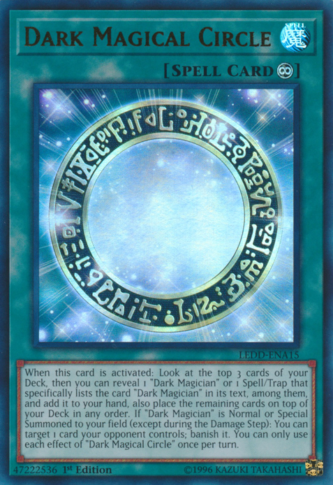 Dark Magical Circle [LEDD-ENA15] Ultra Rare - Yu-Gi-Oh! - Card Brawlers | Quebec | Canada |