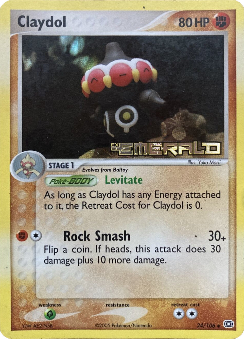 Claydol (24/106) (Stamped) [EX: Emerald] - Card Brawlers | Quebec | Canada | Yu-Gi-Oh!