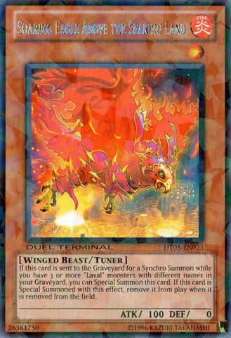 Soaring Eagle Above the Searing Land [DT05-EN023] Rare - Yu-Gi-Oh! - Card Brawlers | Quebec | Canada |