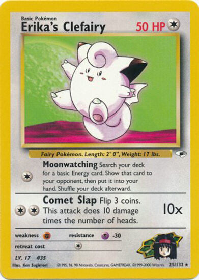 Erika's Clefairy (25/132) [Gym Heroes Unlimited] - Card Brawlers | Quebec | Canada | Yu-Gi-Oh!