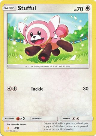 Stufful (4/30) [Sun & Moon: Trainer Kit - Alolan Raichu] - Card Brawlers | Quebec | Canada | Yu-Gi-Oh!