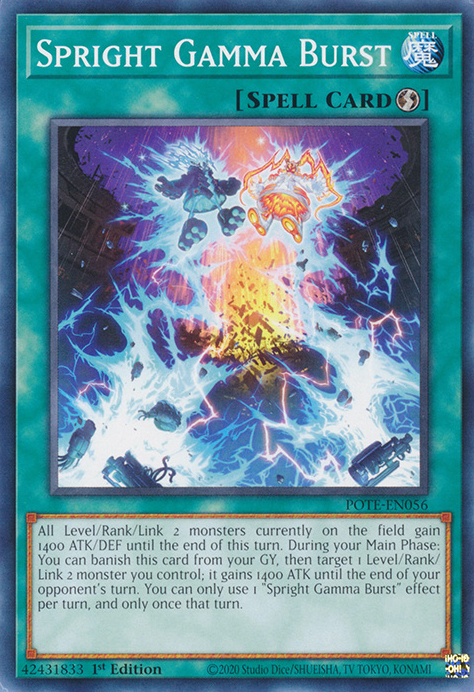 Spright Gamma Burst [POTE-EN056] Common - Card Brawlers | Quebec | Canada | Yu-Gi-Oh!