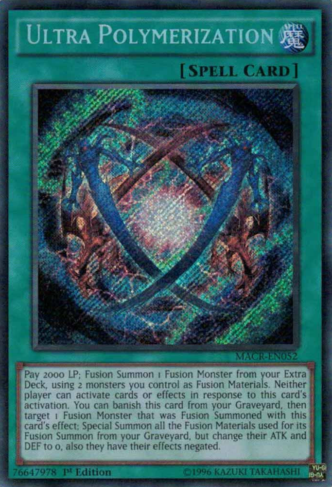 Ultra Polymerization [MACR-EN052] Secret Rare - Yu-Gi-Oh! - Card Brawlers | Quebec | Canada |