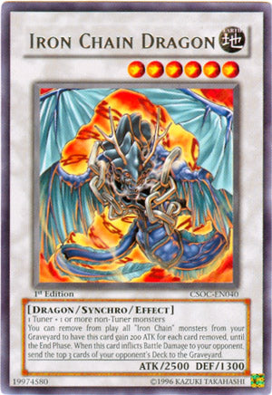 Iron Chain Dragon [CSOC-EN040] Rare - Yu-Gi-Oh! - Card Brawlers | Quebec | Canada |