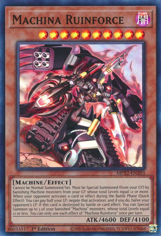 Machina Ruinforce [MP22-EN203] Super Rare - Card Brawlers | Quebec | Canada | Yu-Gi-Oh!