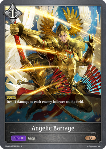 Angelic Barrage (SD01-020EN) [Regal Fairy Princess] - Card Brawlers | Quebec | Canada | Yu-Gi-Oh!