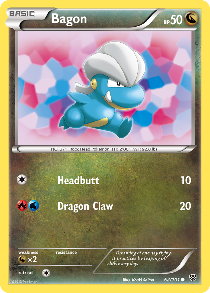 Bagon (62/101) [Black & White: Plasma Blast] - Card Brawlers | Quebec | Canada | Yu-Gi-Oh!