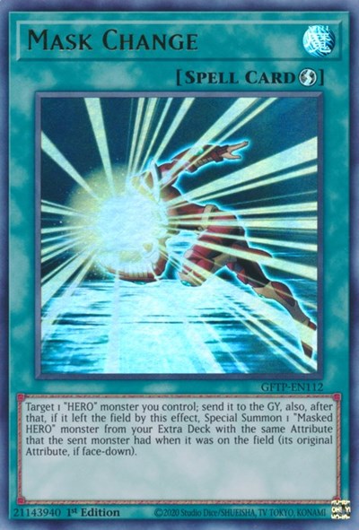 Mask Change [GFTP-EN112] Ultra Rare - Card Brawlers | Quebec | Canada | Yu-Gi-Oh!