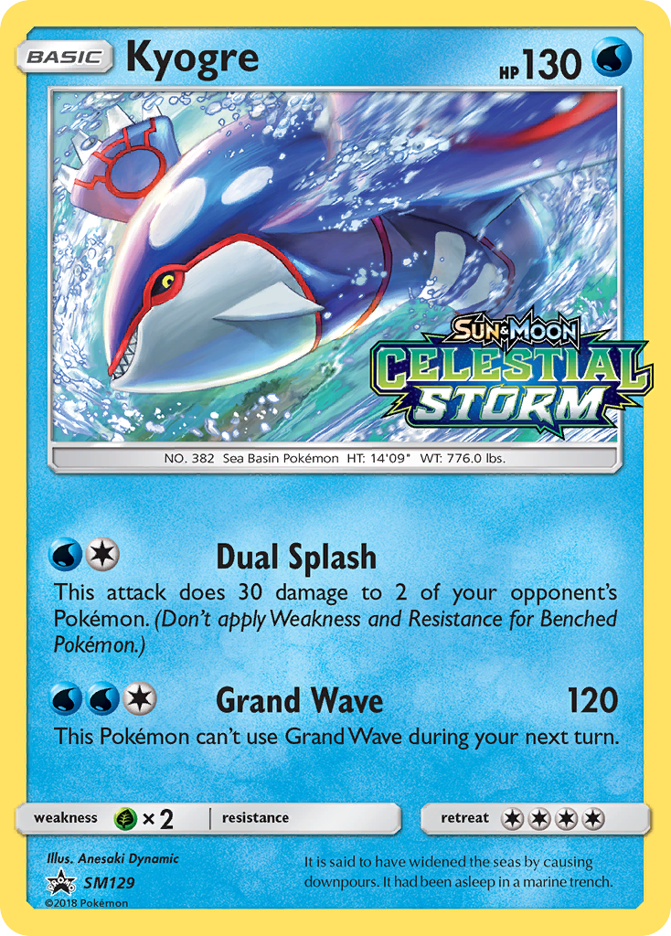 Kyogre (SM129) [Sun & Moon: Black Star Promos] - Card Brawlers | Quebec | Canada | Yu-Gi-Oh!