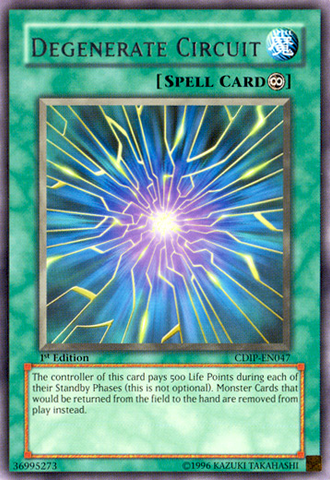 Degenerate Circuit [CDIP-EN047] Rare - Yu-Gi-Oh! - Card Brawlers | Quebec | Canada |