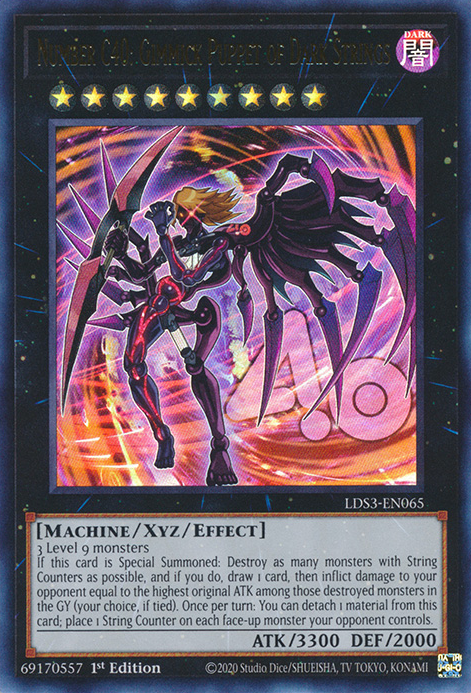 Number C40: Gimmick Puppet of Dark Strings [LDS3-EN065] Ultra Rare - Card Brawlers | Quebec | Canada | Yu-Gi-Oh!