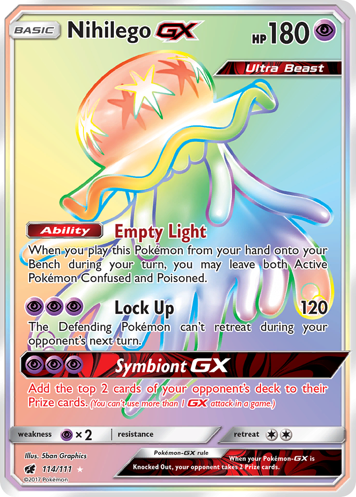 Nihilego GX (114/111) [Sun & Moon: Crimson Invasion] - Card Brawlers | Quebec | Canada | Yu-Gi-Oh!