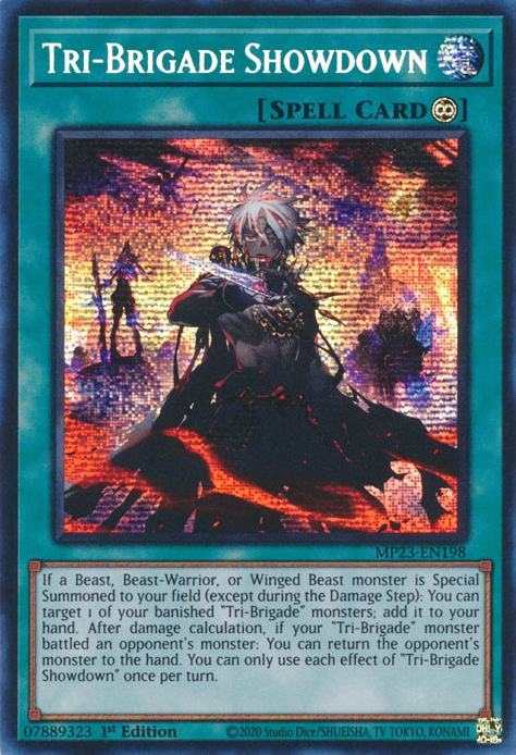 Tri-Brigade Showdown [MP23-EN198] Prismatic Secret Rare - Card Brawlers | Quebec | Canada | Yu-Gi-Oh!