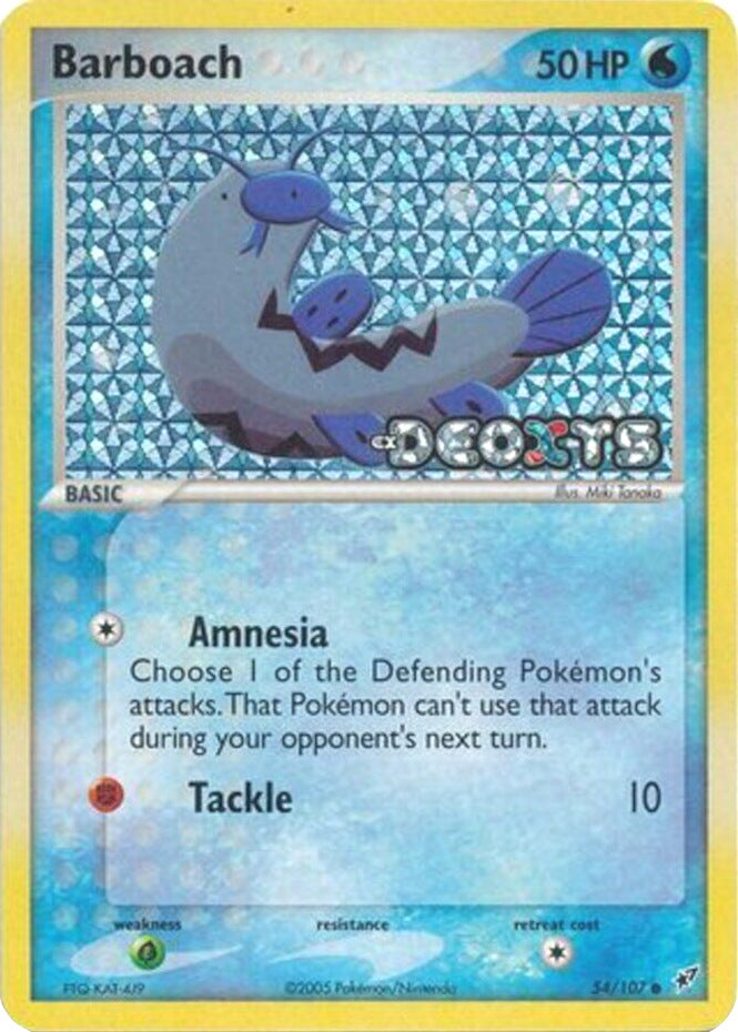 Barboach (54/107) (Stamped) [EX: Deoxys] - Card Brawlers | Quebec | Canada | Yu-Gi-Oh!