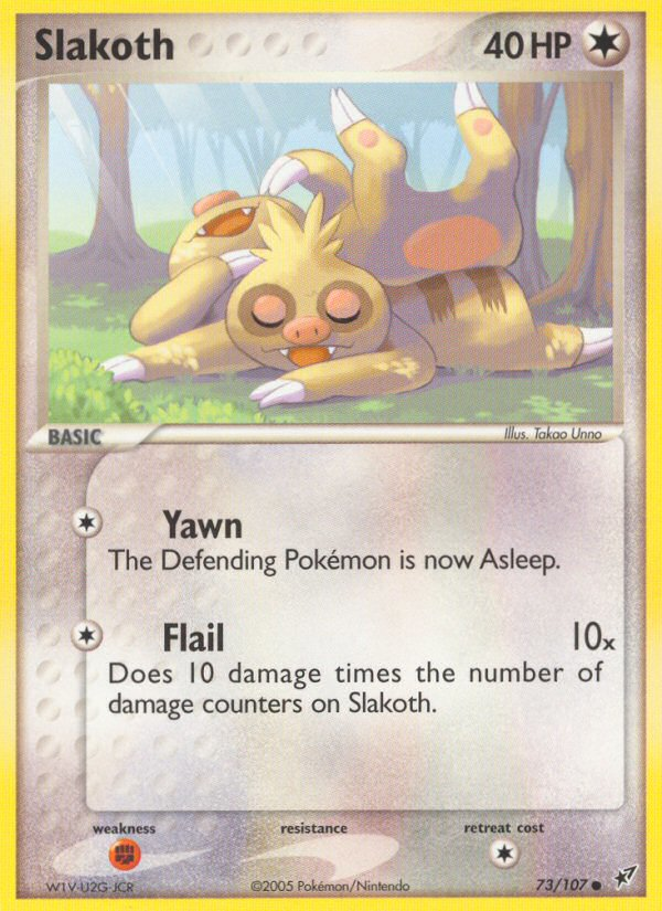 Slakoth (73/107) [EX: Deoxys] - Card Brawlers | Quebec | Canada | Yu-Gi-Oh!