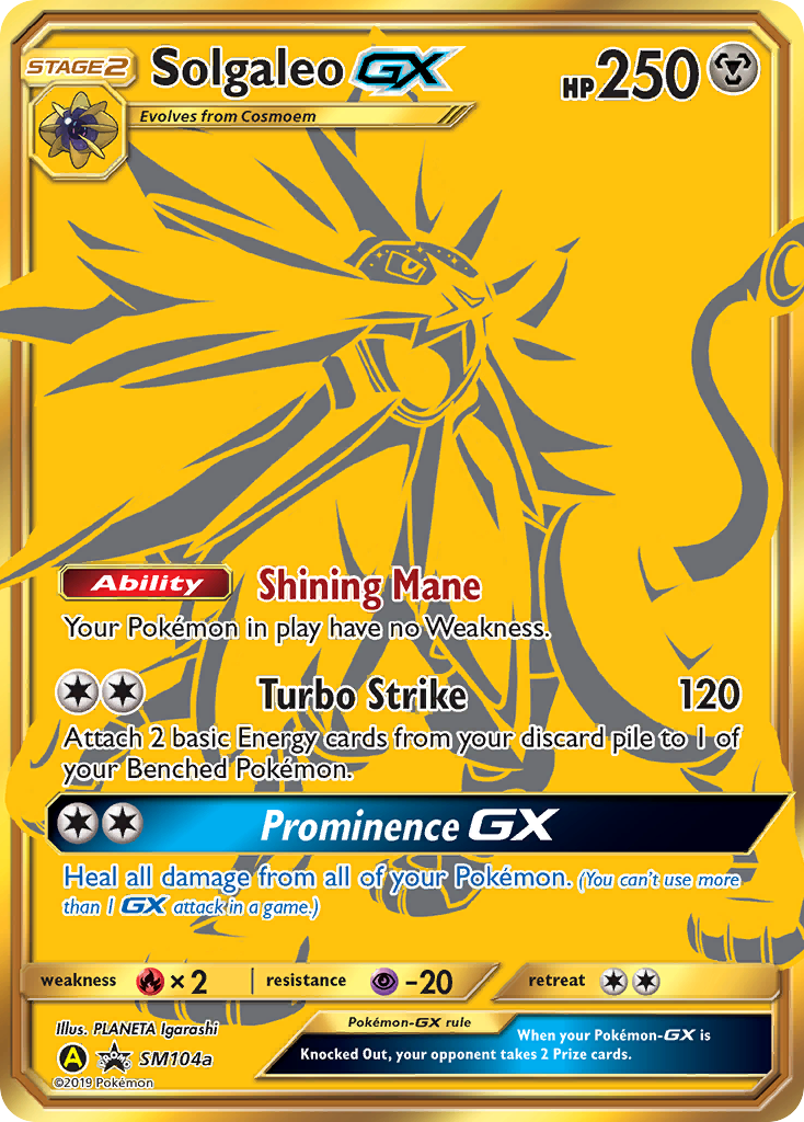 Solgaleo GX (SM104a) [Sun & Moon: Black Star Promos] - Card Brawlers | Quebec | Canada | Yu-Gi-Oh!