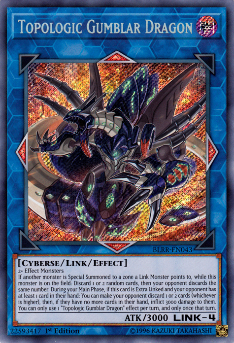 Topologic Gumblar Dragon [BLRR-EN043] Secret Rare - Yu-Gi-Oh! - Card Brawlers | Quebec | Canada |