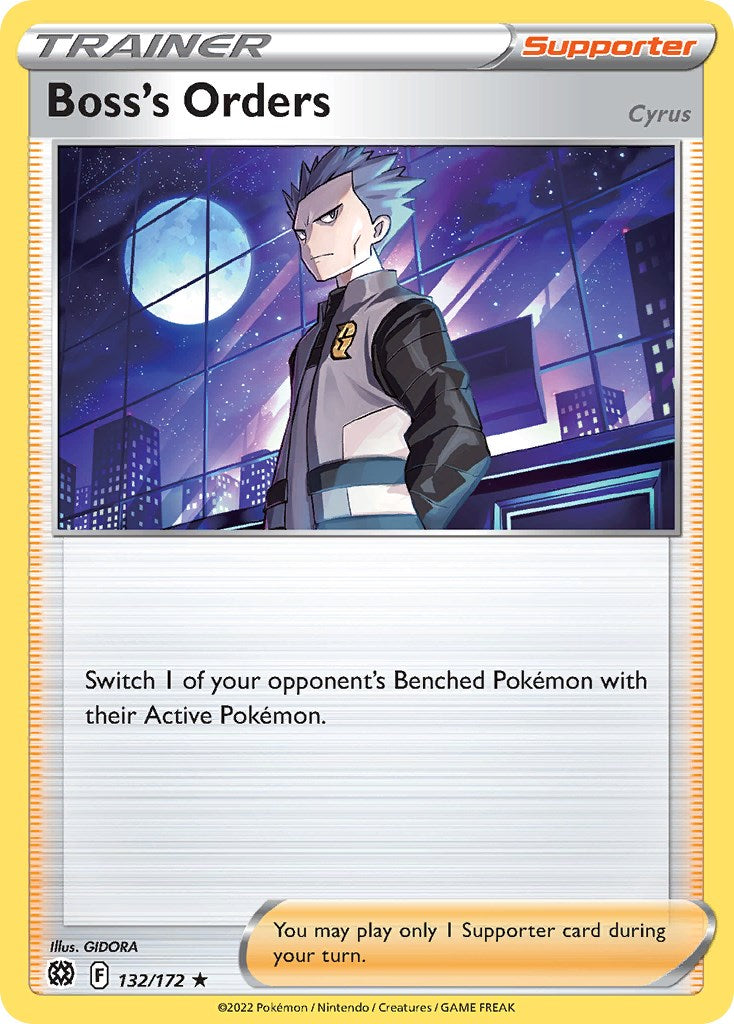 Boss's Orders (132/172) (Cosmos Foil) [Sword & Shield: Brilliant Stars] - Card Brawlers | Quebec | Canada | Yu-Gi-Oh!