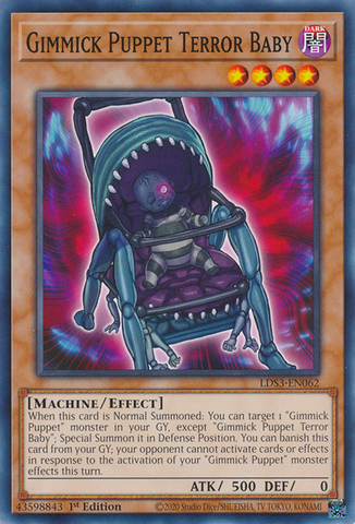 Gimmick Puppet Terror Baby [LDS3-EN062] Common - Card Brawlers | Quebec | Canada | Yu-Gi-Oh!