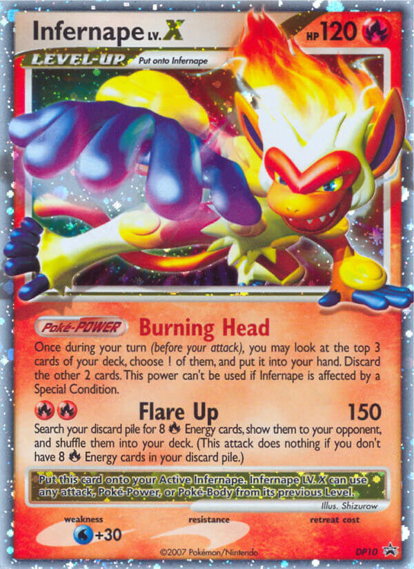 Infernape LV.X (DP10) [Diamond & Pearl: Black Star Promos] - Card Brawlers | Quebec | Canada | Yu-Gi-Oh!
