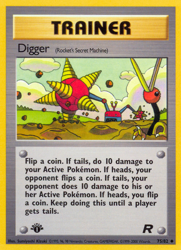 Digger (75/82) [Team Rocket 1st Edition] - Card Brawlers | Quebec | Canada | Yu-Gi-Oh!