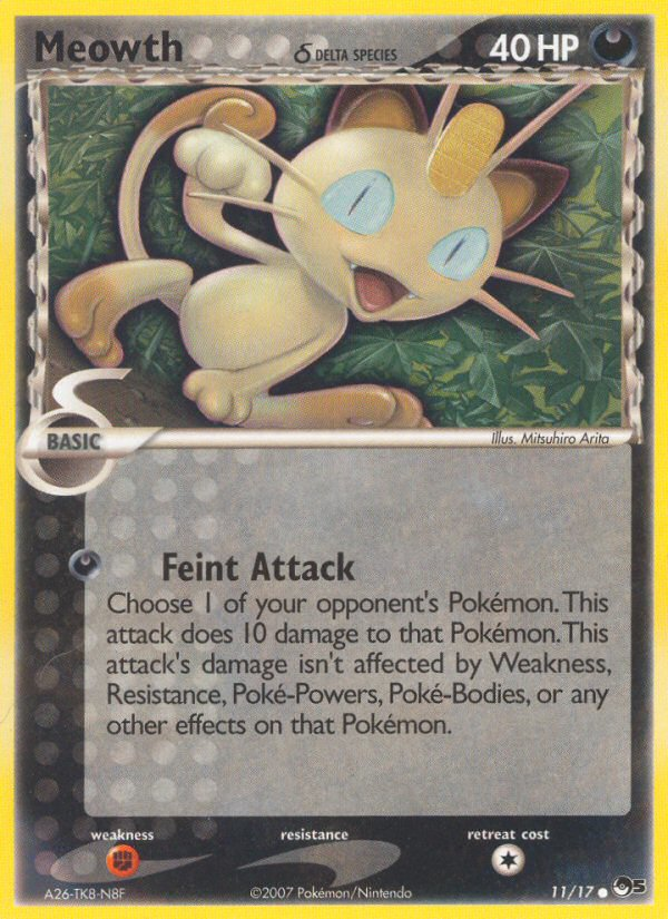 Meowth (11/17) (Delta Species) [POP Series 5] - Card Brawlers | Quebec | Canada | Yu-Gi-Oh!