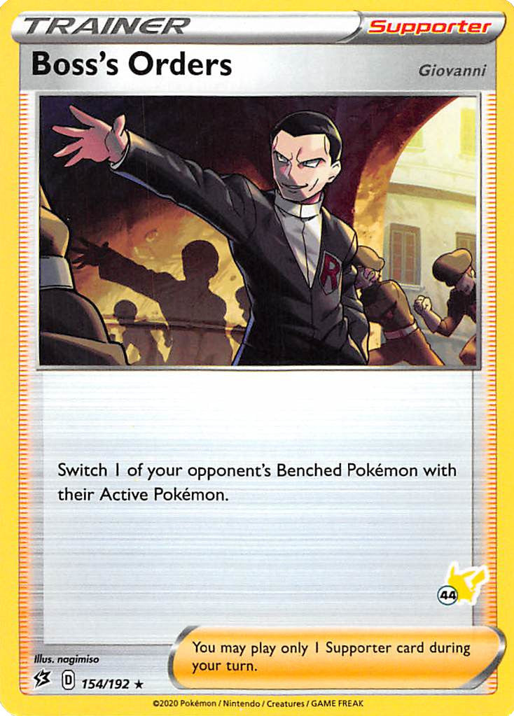 Boss's Orders (154/192) (Pikachu Stamp #44) [Battle Academy 2022] - Card Brawlers | Quebec | Canada | Yu-Gi-Oh!