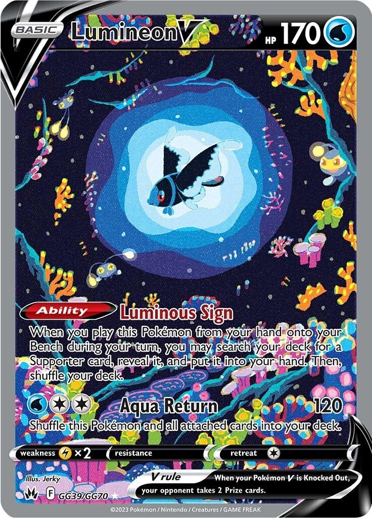Lumineon V (GG39/GG70) [Sword & Shield: Crown Zenith] - Card Brawlers | Quebec | Canada | Yu-Gi-Oh!
