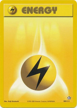 Lightning Energy (109/111) [Neo Genesis Unlimited] - Card Brawlers | Quebec | Canada | Yu-Gi-Oh!