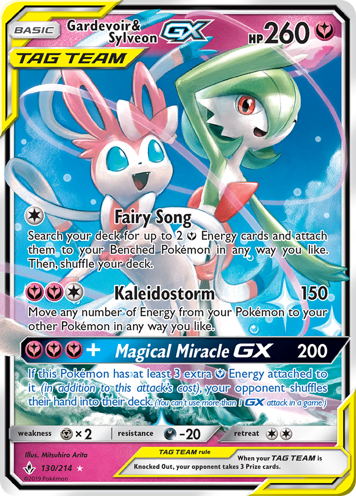 Gardevoir & Sylveon GX (130/214) [Sun & Moon: Unbroken Bonds] - Card Brawlers | Quebec | Canada | Yu-Gi-Oh!