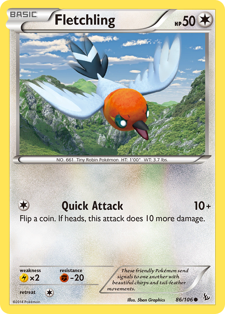 Fletchling (86/106) [XY: Flashfire] - Card Brawlers | Quebec | Canada | Yu-Gi-Oh!