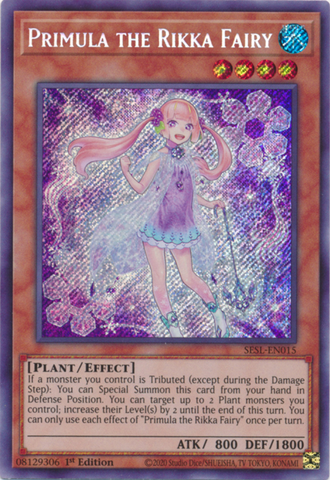 Primula the Rikka Fairy [SESL-EN015] Secret Rare - Card Brawlers | Quebec | Canada | Yu-Gi-Oh!