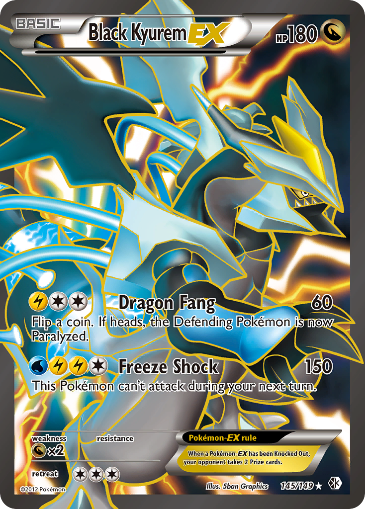 Black Kyurem EX (145/149) [Black & White: Boundaries Crossed] - Card Brawlers | Quebec | Canada | Yu-Gi-Oh!