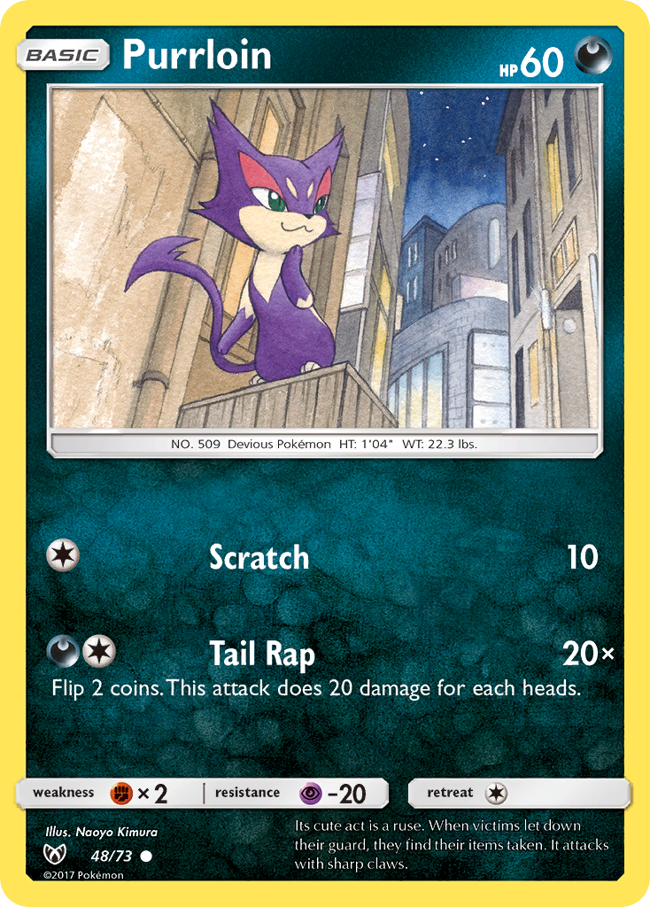 Purrloin (48/73) [Sun & Moon: Shining Legends] - Card Brawlers | Quebec | Canada | Yu-Gi-Oh!