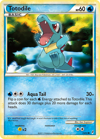 Totodile (74/95) [HeartGold & SoulSilver: Call of Legends] - Card Brawlers | Quebec | Canada | Yu-Gi-Oh!