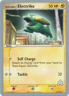 Team Aqua's Electrike (53/95) (Blaziken Tech - Chris Fulop) [World Championships 2004] - Card Brawlers | Quebec | Canada | Yu-Gi-Oh!