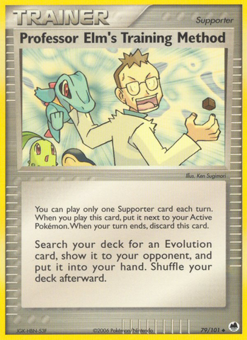 Professor Elm's Training Method (79/101) [EX: Dragon Frontiers] - Card Brawlers | Quebec | Canada | Yu-Gi-Oh!