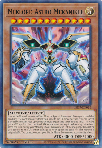 Meklord Astro Mekanikle [LED7-EN026] Common - Card Brawlers | Quebec | Canada | Yu-Gi-Oh!