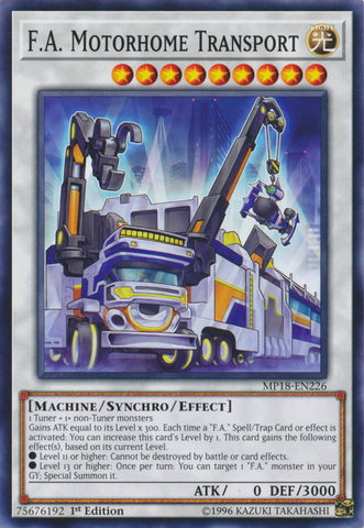 F.A. Motorhome Transport [MP18-EN226] Common - Card Brawlers | Quebec | Canada | Yu-Gi-Oh!