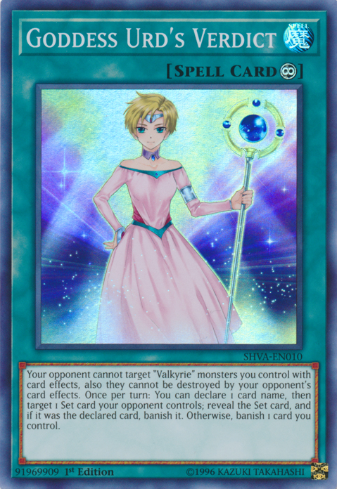 Goddess Urd's Verdict [SHVA-EN010] Super Rare - Card Brawlers | Quebec | Canada | Yu-Gi-Oh!